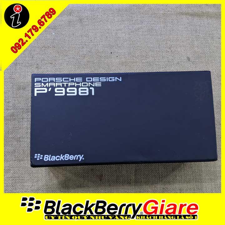 Điện Thoại BlackBerry Porsche Design 9981 Fullbox Black Edition